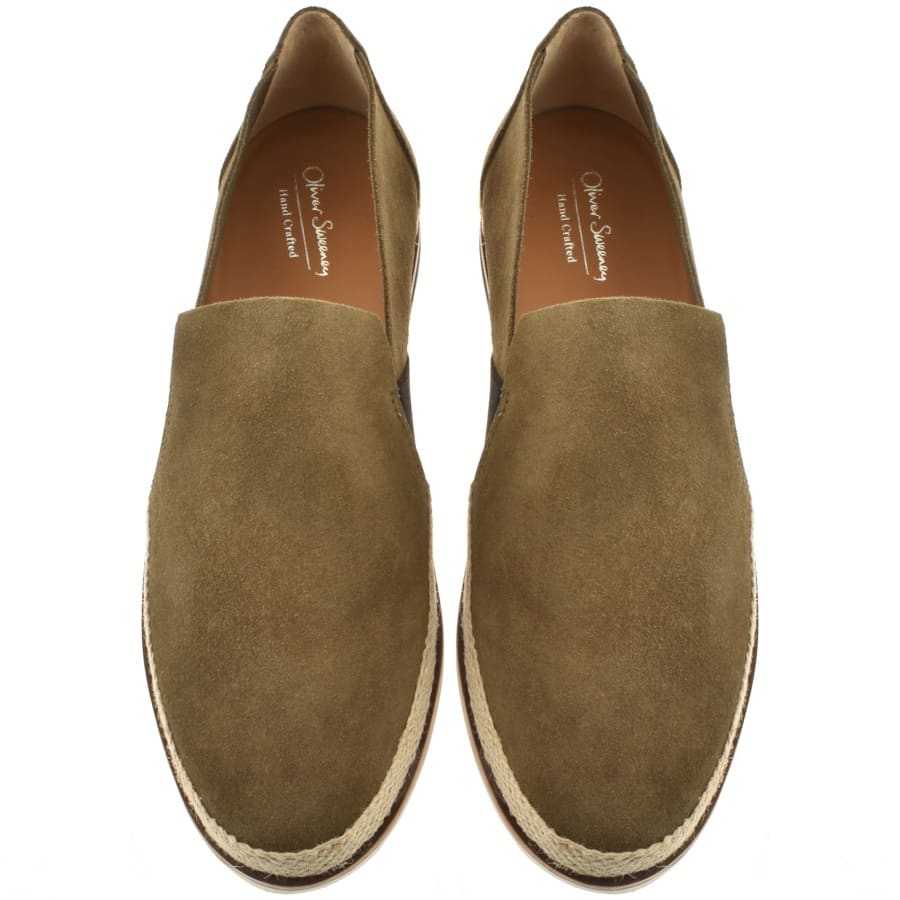 Alternative Image for ProductSweeney London Ives Suede Espadrilles Khaki3